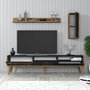 Hanah Home Valensiya Unidad de TV Nogal y Antracita